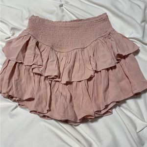 SIZE XS LIGHT PINK ROCKS N RAGS SKIRT